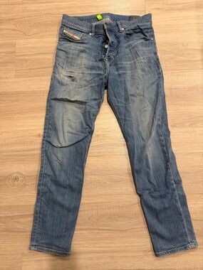 Diesel Slim Straight Light Blue Washed Jeans